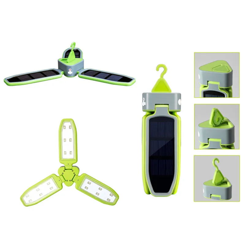 

Solar Lamps Outdoor Solar Power Rechargeable Battery Tent Light Hanging Pendant Lamp Brighting For Camping Hiking