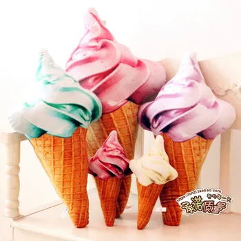 

Simulation Ice Cream plush pillow cushions Girls toy gift