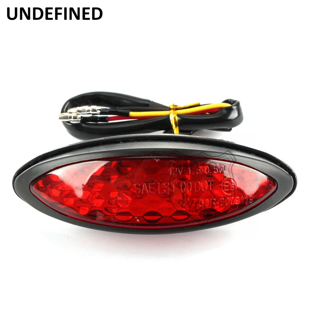 Universal LED Motorcycle Tail Light Enduro Dirt Bike ATV Mini Red Rear