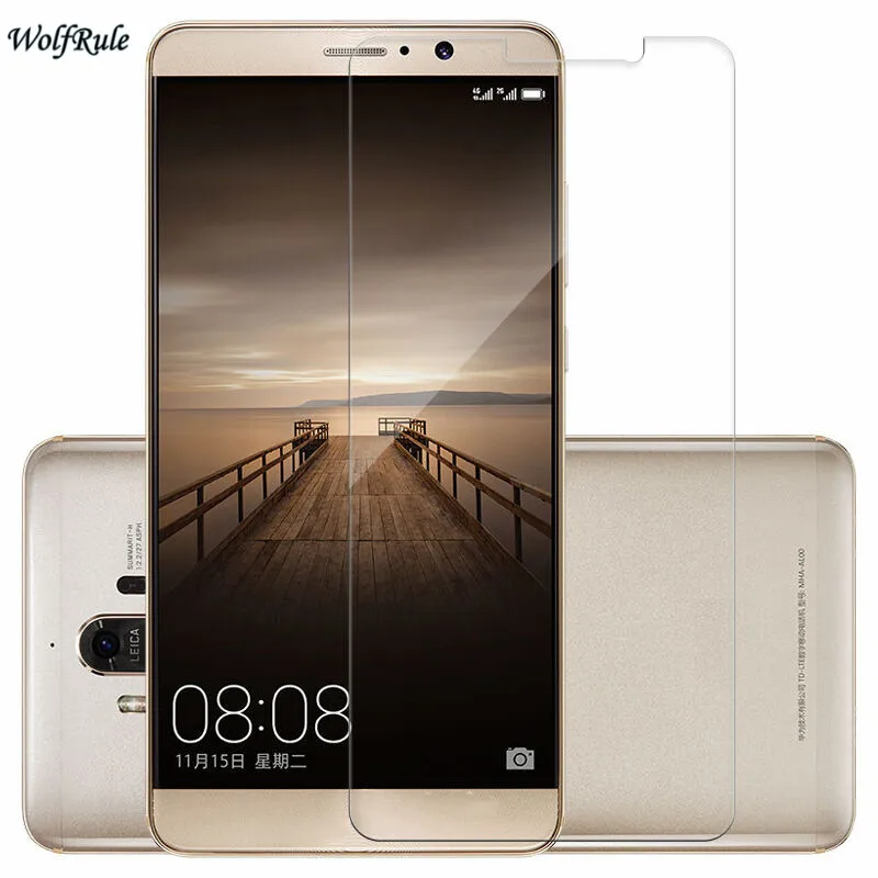 

2 PCS sFor Glass Huawei Mate 9 Screen Protector Tempered Glass For Huawei Mate 9 Glass Protective Phone Film Mate9 WolfRule