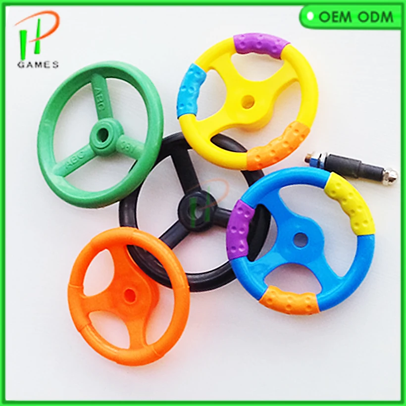 

Free shipping Kids Swing machine steering wheel Racing Kids Plastic Dia Steering Wheel Kiddie rides game machine parts
