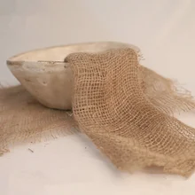 Пользовательские ручной работы льняной наполнение плетение из веревки фон корзина укладка наполнитель вязаная деревенская ткань новорожденные фотографии реквизит