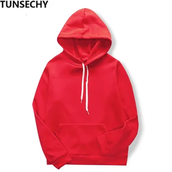 

2019 spring and autumn women's long-sleeve pullover casual sports solid color hoodie men's/women's pullover