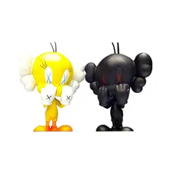 Kaws планета кукла 20 см TWEETY игрушка BFF оригинальный поддельные фигурку Коллекционная модель игрушечные лошадки подарки на Рождество и день