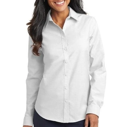 Port Authority L658 Ladies SuperPro Oxford Shirt White - 2XL (1)