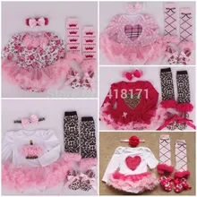 0-12 м для маленьких девочек супер милой принцессы комплекты из 4 предметов комбинезон с длинными рукавами платье+ повязка на голову+ Чулки для женщин+ обувь Комплекты для девочек