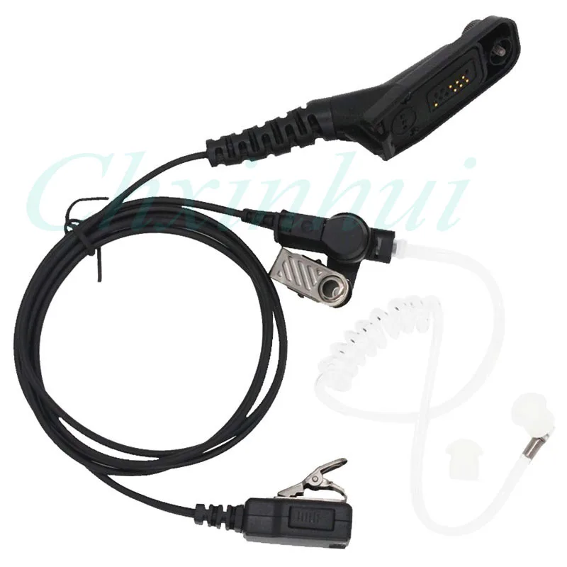 Two Way Radio Air Tube Earpiece Headset for Motorola Mototrbo XPR6550