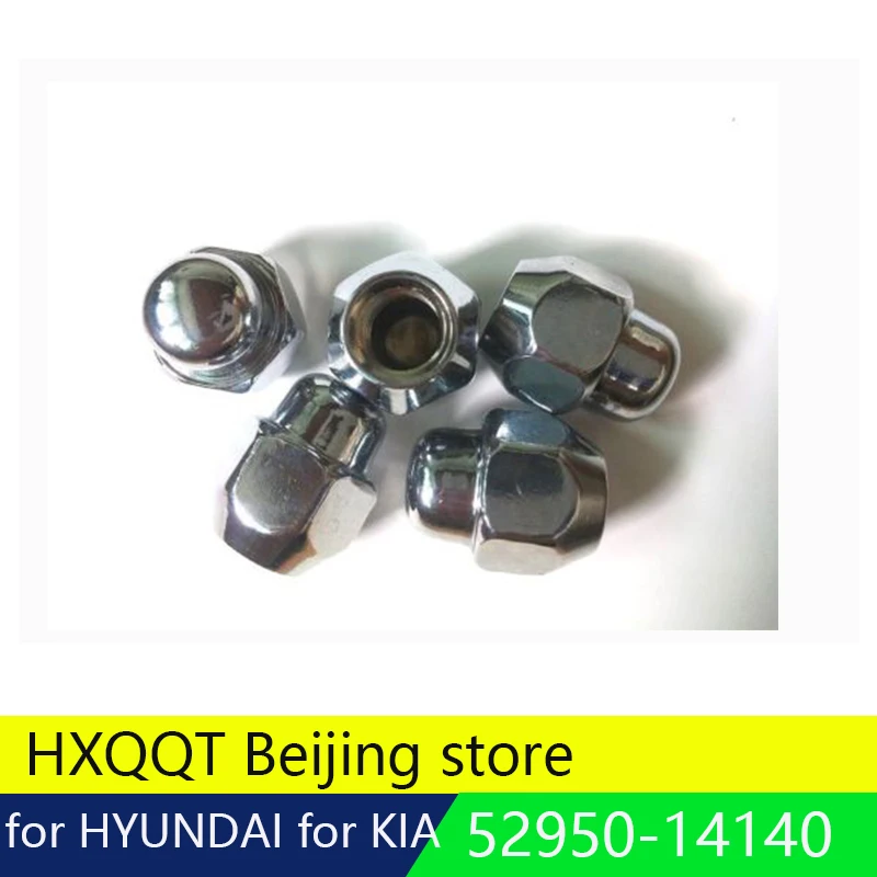 Хромированные гайки для Hyundai PICANTO Rio Fourte KOUP sportage soul sedona i30 i40 accent tucson elantra GT OEM 5 шт. |