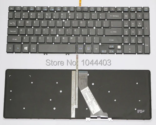

New US Backlit Laptop Keyboard for Acer Aspire V5-573G V7-581 V7-581G V7-581P V7-581PG V7-582P V7-582PG NSK-R1JBC 9Z.NBQBC.J1D