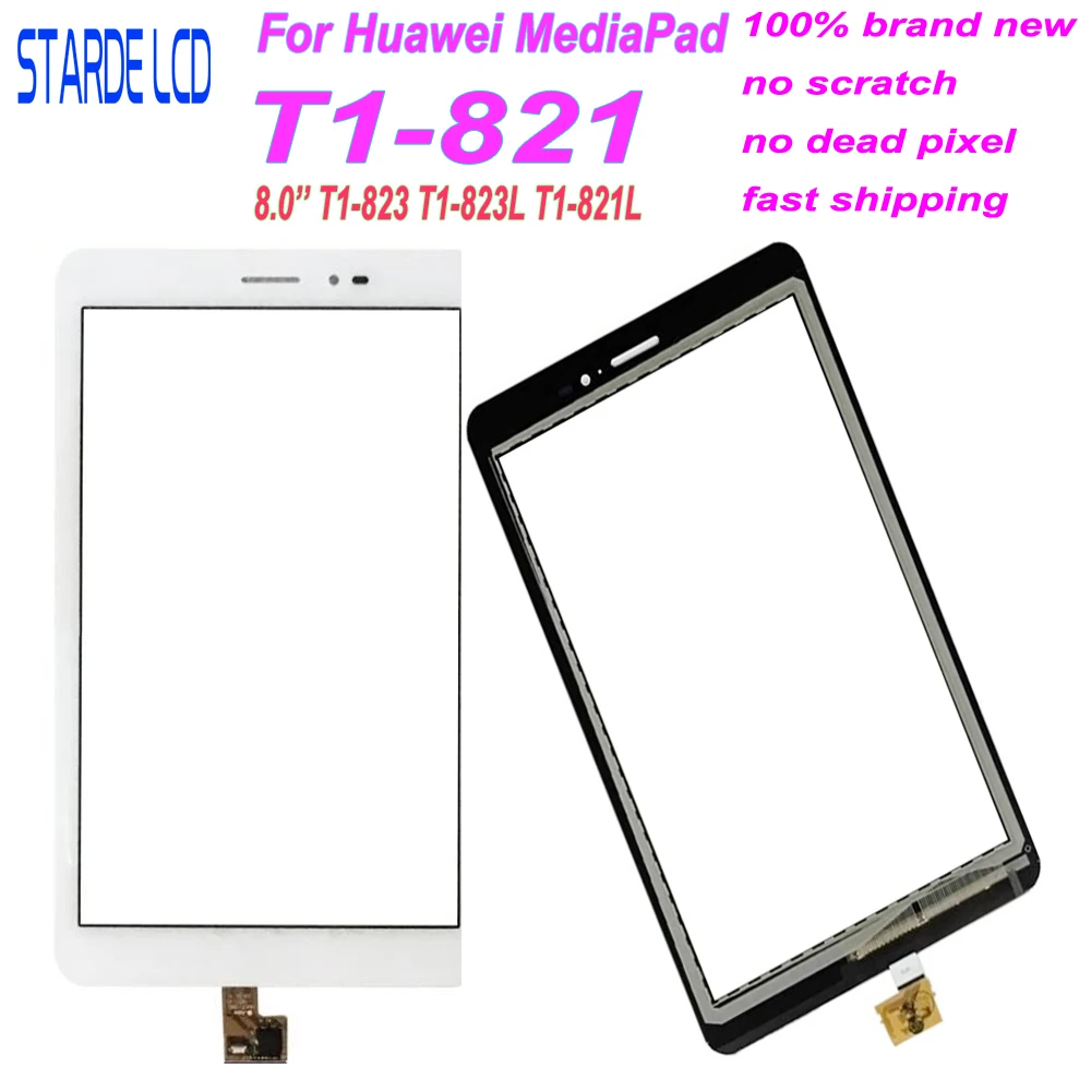 

For Huawei MediaPad T1 8.0 Pro 4G T1-823 T1-823L T1-821 T1-821L T1-821 S8-701 Touch Screen Digitizer Sensor Replacement Parts