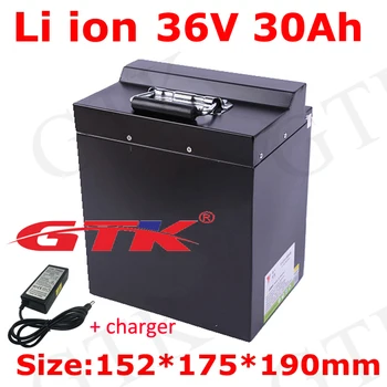 

GTK 21700 36v 30Ah li-ion rechargeable battery high-rate discharge battery pack with BMS for e-bike scooter golf cart +charger