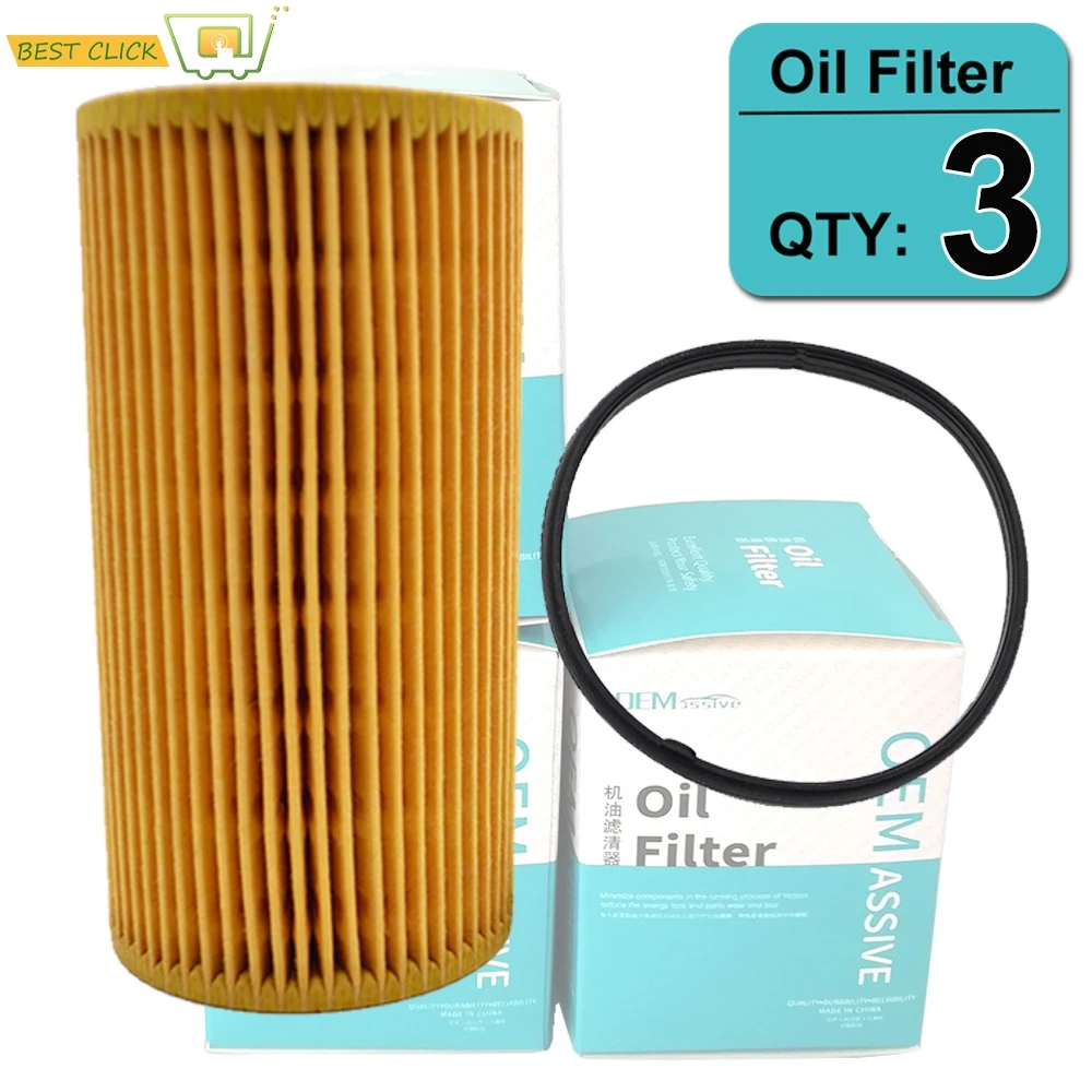 

Set Of (3) Oil Filters 06D115562 For Audi A1 (8XF) A4 (B7) SEAT Altea (5P5) VW Passat (3C5) POLO (6C) New Beetle (1Y7) Touran