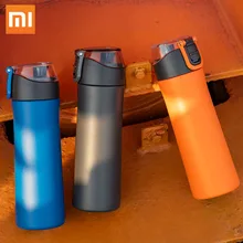 Оригинальная Xiaomi mi jia VIO mi, вакуумная колба из нержавеющей стали, 24 часа, «Умная» бутылка для воды, термос с одной рукой