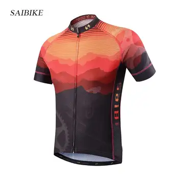 

saibike cycling jerseys men summer breathable clothing MTB bike bicycle short sleeves sports wear equipment
