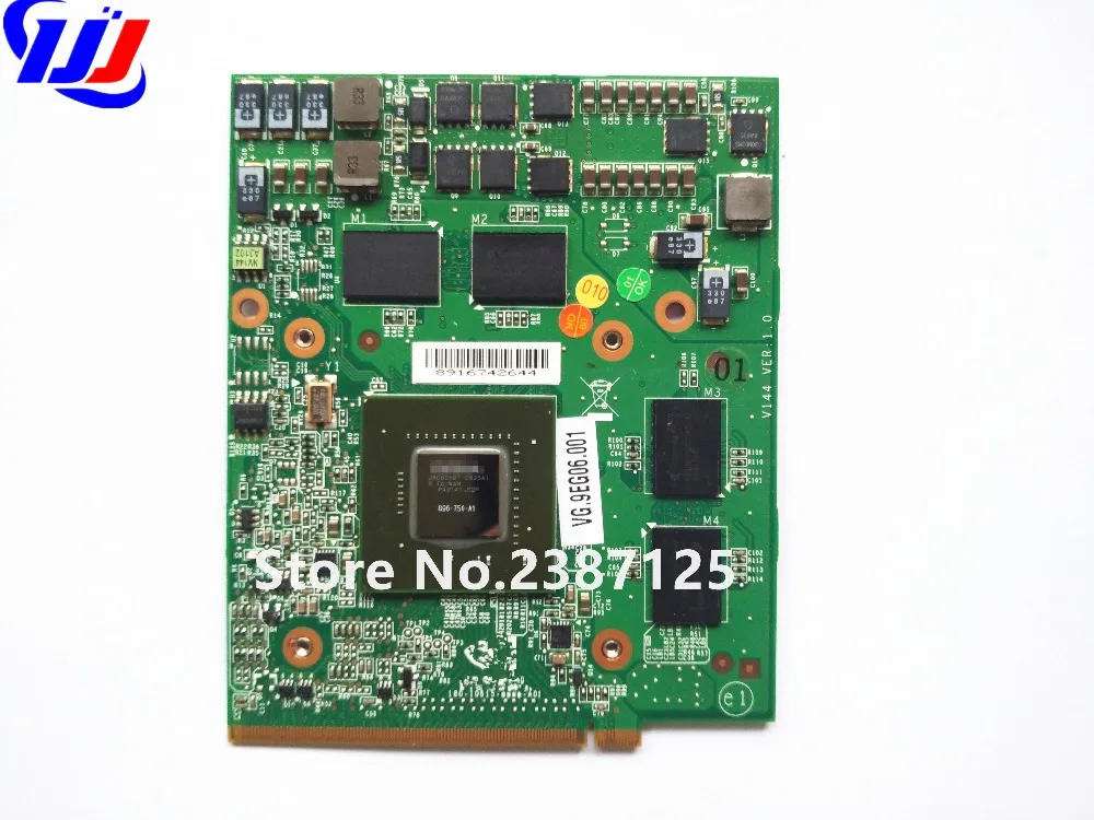 

for A cer A spire 8920 8920G 8930 Notebook Graphics Video Card N vidia GeForce 9700MGT 512MB GDDR3 MXM 3 III G96-750-A1
