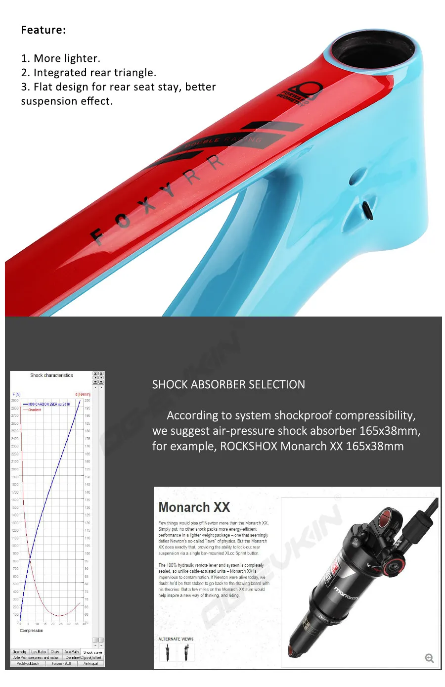 Best OG-EVKIN CF-049 Mountain Bike Frame (XC) T800 Carbon MTB Frame Glossy 29er Carbon Fiber EPS Molding Carbon Bicycle Frame 6 Best OG-EVKIN CF-049 Mountain Bike Frame (XC) T800 Carbon MTB Frame Glossy 29er Carbon Fiber EPS Molding Carbon Bicycle Frame 6