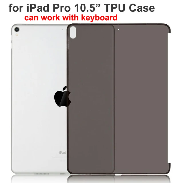 Soft TPU Back Case for iPad pro 10.5 inch, High Clear Transparent cover
