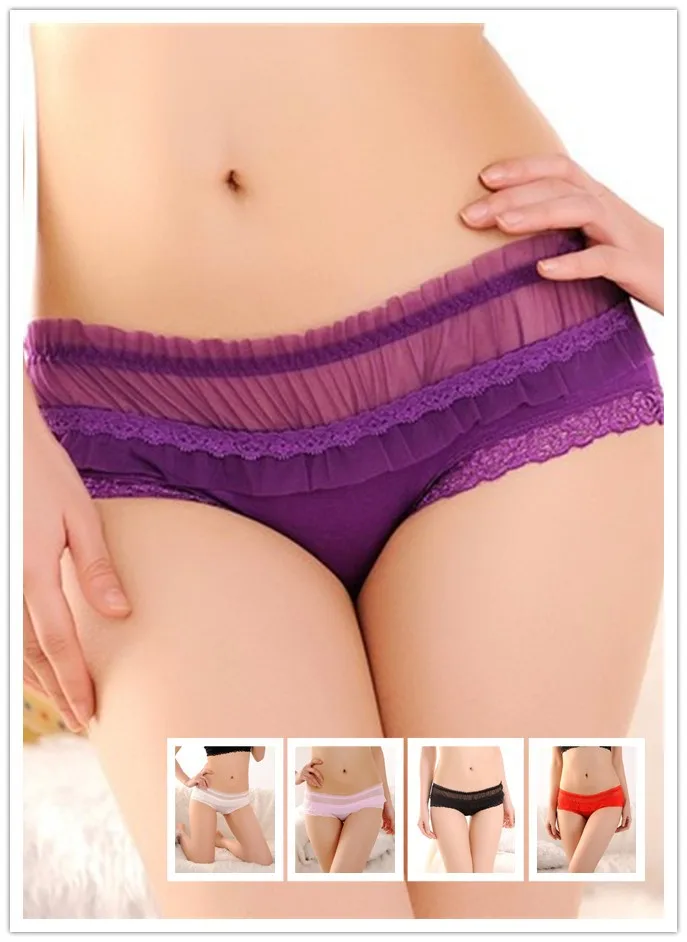 Free Shipping 5pcs/lot Hot Women Panties Girl Briefs Sexy Ladies