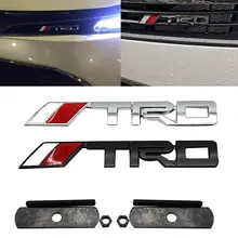 1 шт. модная TRD буква Металлическая Автомобильная решетка Автомобильная наклейка с эмблемой наклейка украшения для Volkswagen Автомобильная эмблема логотип наклейка s
