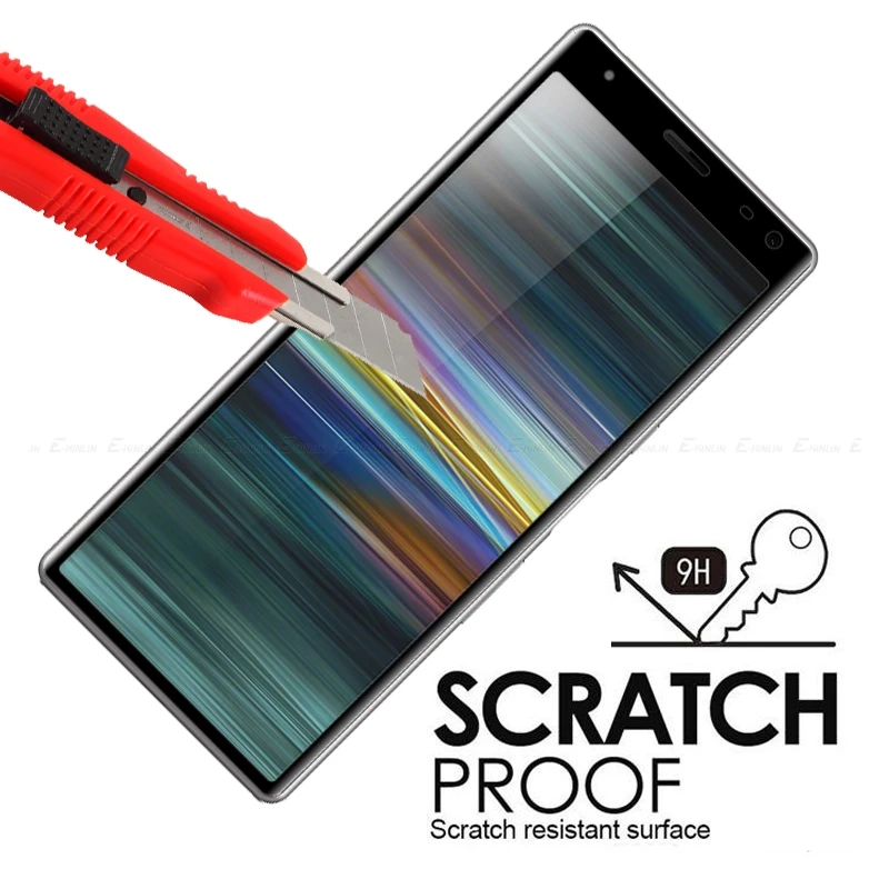 10 шт./лот 3D изогнутый край Полное покрытие экран протектор защитный для sony Xperia 1 10 плюс закаленное стекло