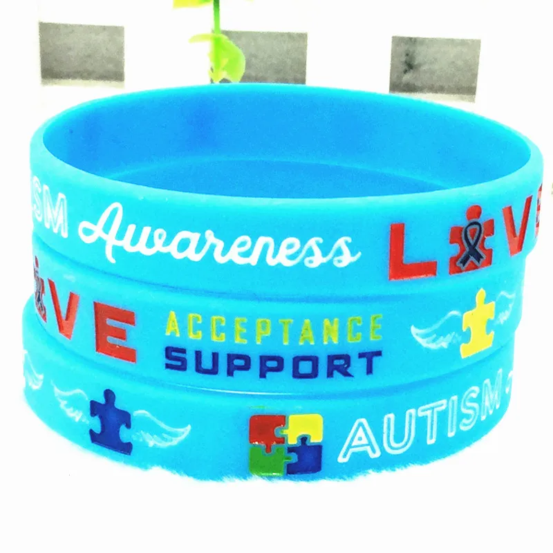 Handmade 'Autism Acceptance' Letter Bracelet