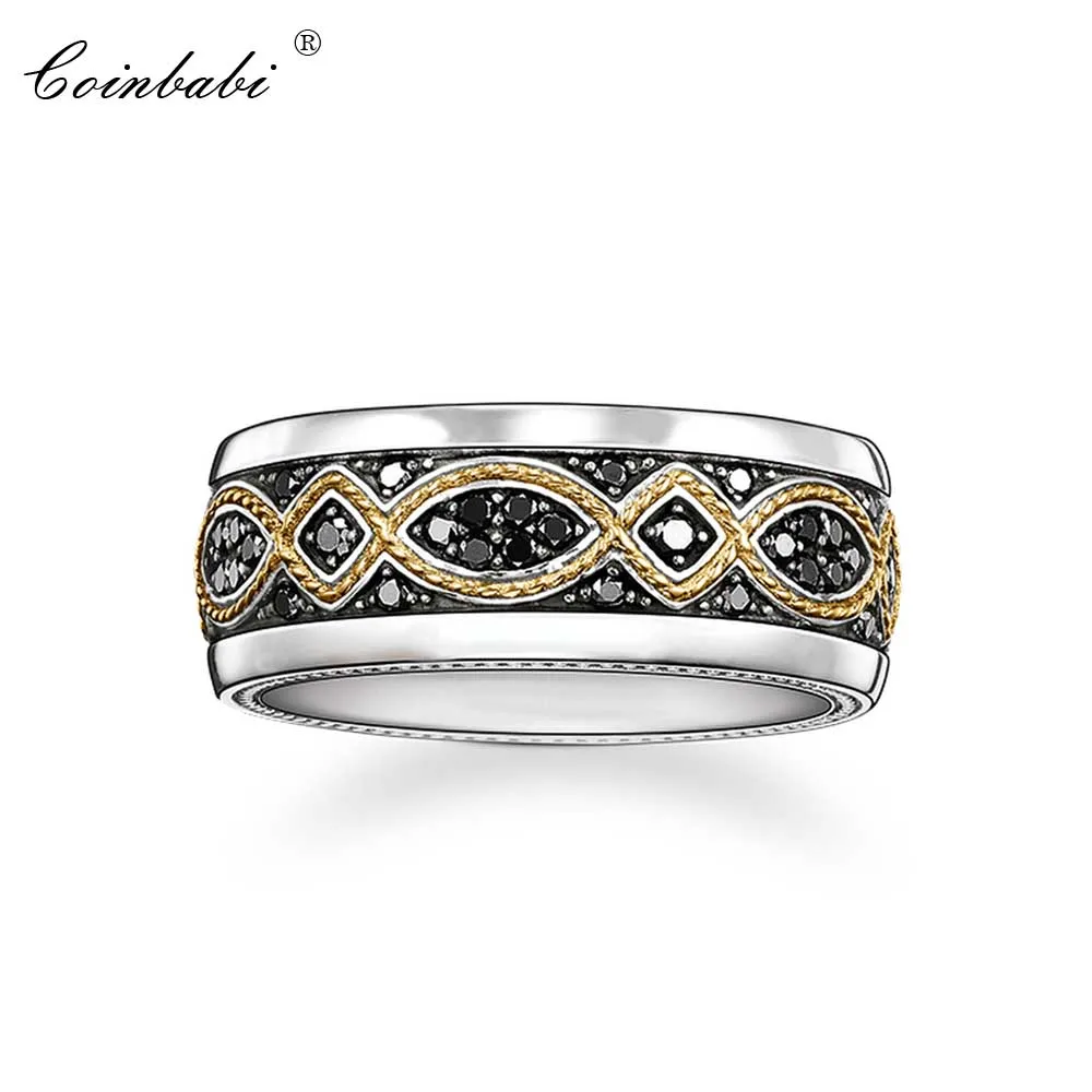 

Rings Love Knot Gold Color 925 Sterling Silver Gift For Women Ring Thomas style Glam Jewelry Ring TS fashion Jewelry Wholesale