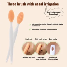 Силиконовые Красота вымыть кисть для очистки дица Отшелушивающий инструмет для удаления черных точек прибор для ухода за лицом Очищающая щетка инструмент для чистки пор