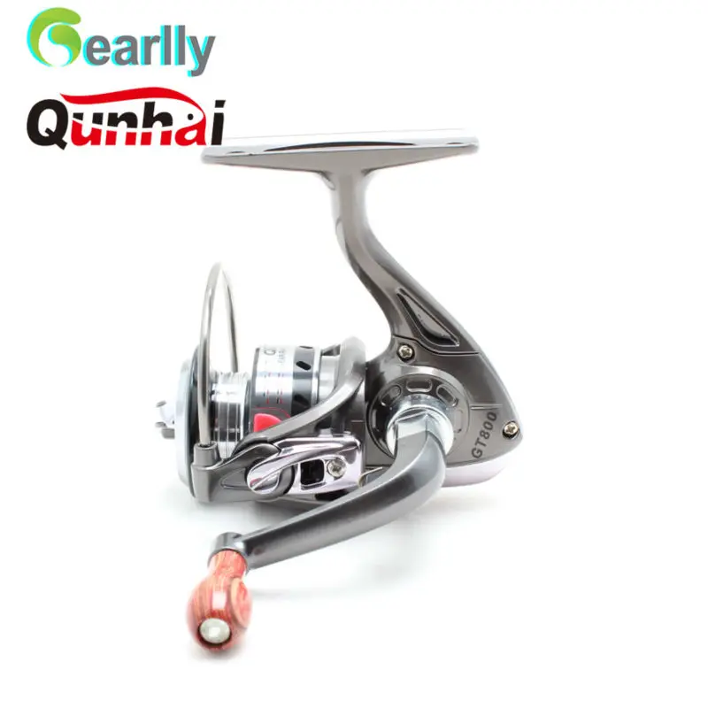 Haute qualité Gearlly Qunhai marque 10 + 1 balle 5.2: 1 roulements série GT800 filage moulinet de pêche en eau salée