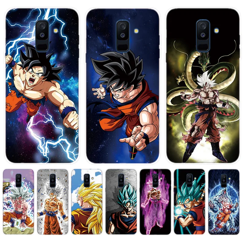 

Dragon Ball z super Goku Soft Phone Case For Samsung Galaxy A6 A8 Plus A5 A7 A9 2018 A3 2017 2016 A6S A8S A9S Pro lite Case