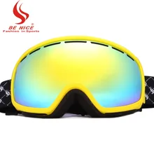 BE NICE brand ski glasses Uv protection snowmobile ski goggles anti fog snowboard goggles snow goggles for adult SKI3900