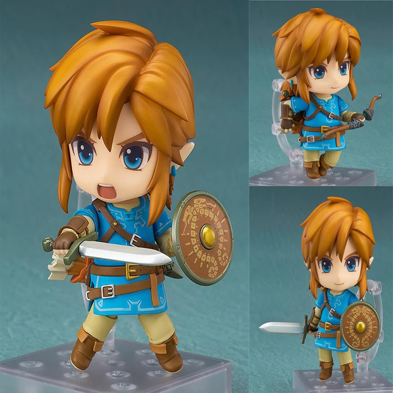 Nendoroid 733 Игра ссылка фигурка Дыхание Дикого ПВХ 10 см игрушки|Игровые фигурки и