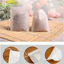 60X80 мм древесная целлюлоза фильтровальная бумага одноразовая чайная ситечко сумка с фильтрами одиночный шнурок восстанавливает уплотнение чайные пакеты без отбеливателя SN1246