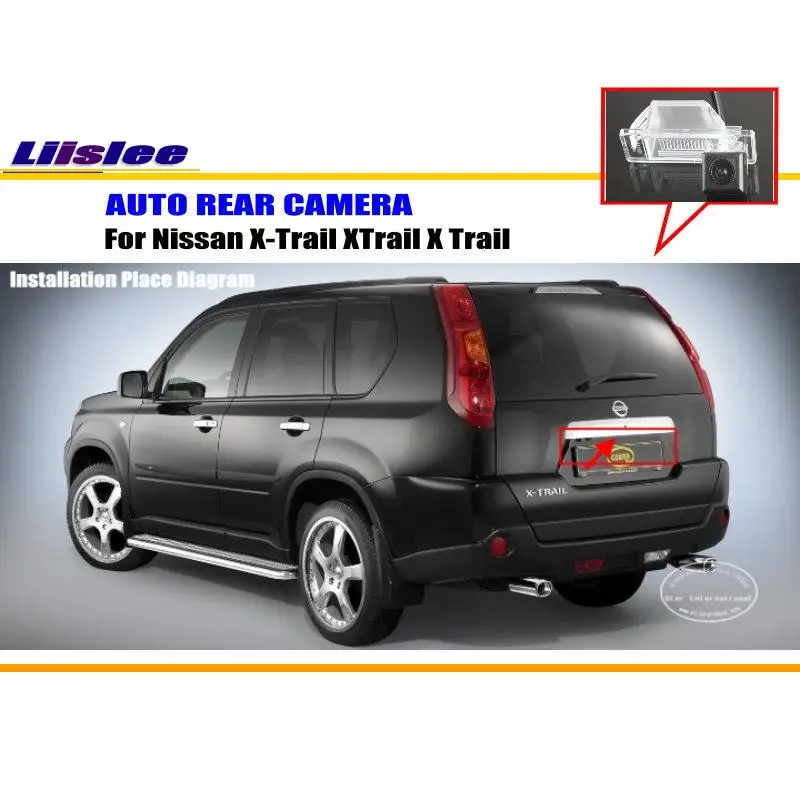 Автомобильный Камера для Nissan X-Trail X Trail 2007 2008 2009 2010 2011 2012 заднего вида Камера CCD RCA PAL номерной знак светильник OEM