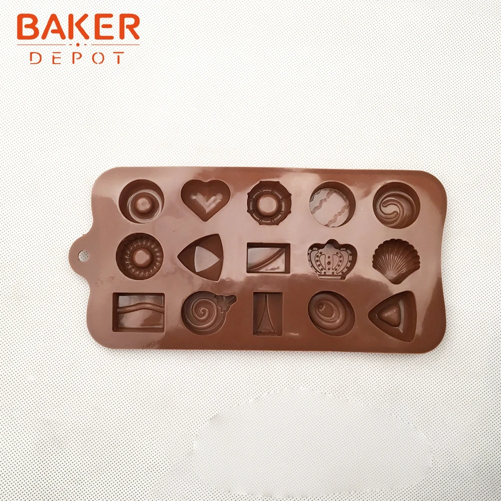 BAKER DEPOT силиконовая Плесень Для Шоколада круглая Кондитерская выпечка силиконовый инструмент Конфета Желе торт форма для мыла льда для бисквитов и сладкой формы