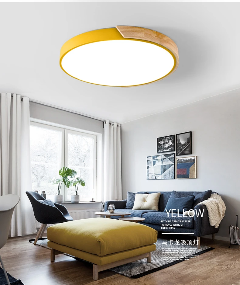 Aplicativo de Telefone Lustres de Teto Carvalho Dimmable Levou Lustre Nordic Quarto Iluminação Multicolor Rodada Liga Levou Luzes Luminárias 8 Cheap Lustres