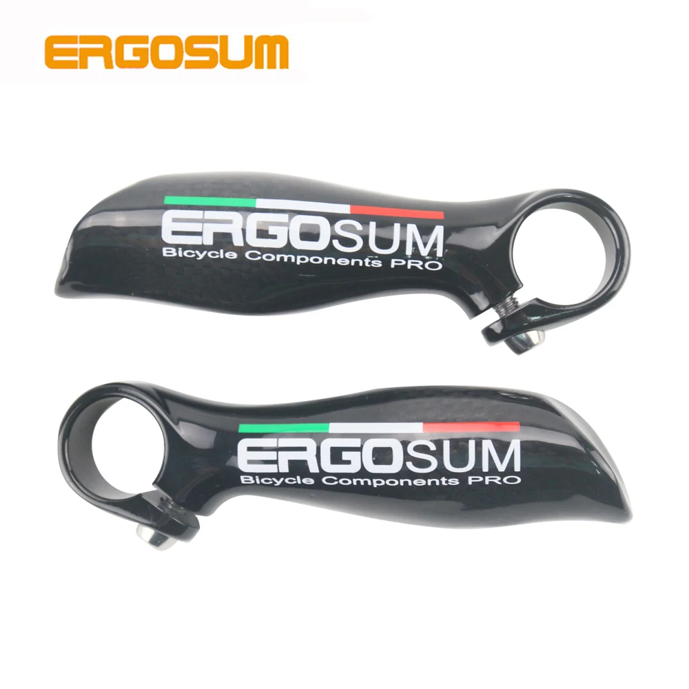 ERGOSUM Bicycle Bar End Black MTB Bike Small Auxil...