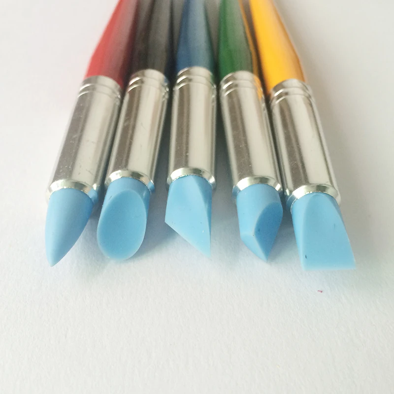 10mm Large Soft Head Rubber pen Paint Brushes Polymer Clay Tools Shaper