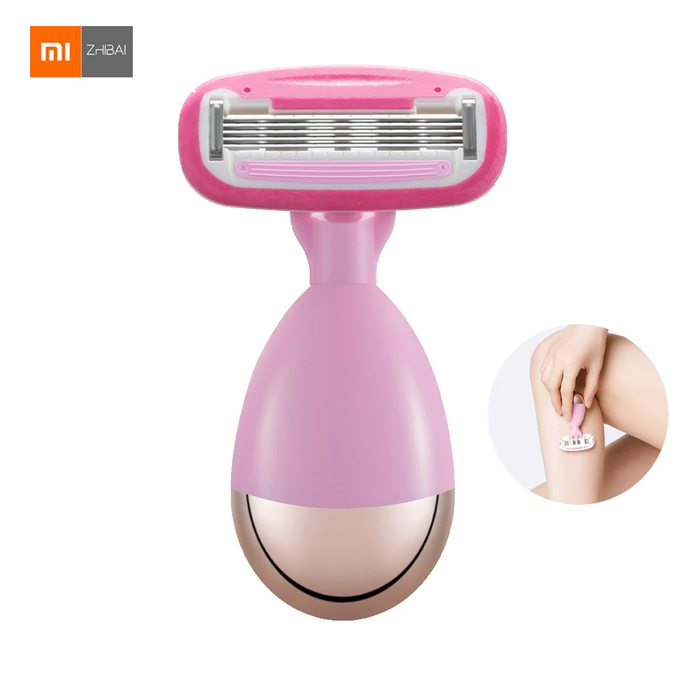 

New Xiaomi Mijia Zhibai Lady Dl2 Razor Mini Portable Removable 5-Layer Cutter Manual Shaving Hair Safety Razor For Women Body