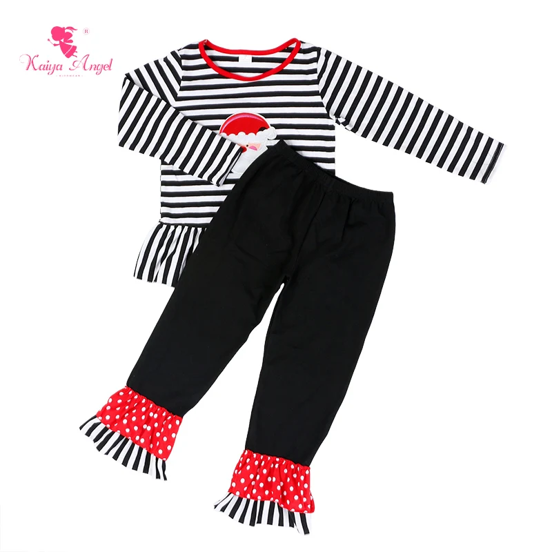US $71.22 Kaiya Angel Kids Clothes Casual Christmas Cute Outfit Set Children Boutique Winter Toddler Fashion Girl Outfits