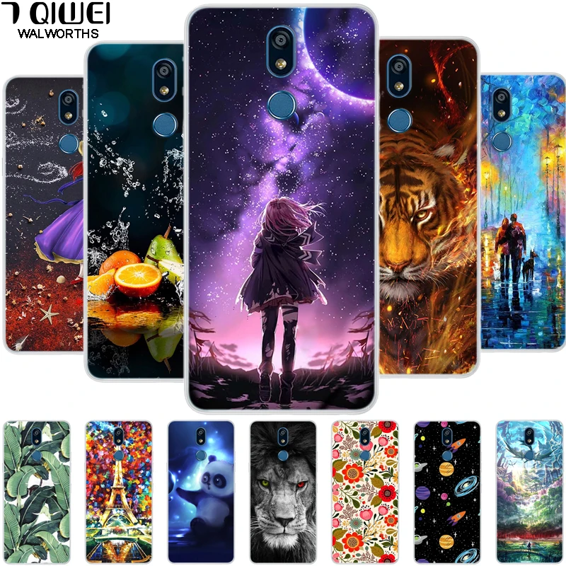 

For LG K40 Case LG K40 2019 phone case Soft Silicone Cartoon TPU Back Cover for LG K12 Plus Case LGK40 K 40 cases Coque 5.7''