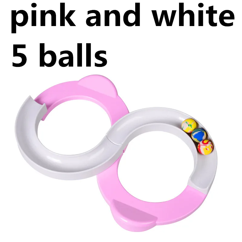 Дети 88 тренировочный мяч игрушки для тренировки глаз сенсорные игрушки для интеграции для детского сада детская игрушка для обучения подарки - Цвет: pink and white