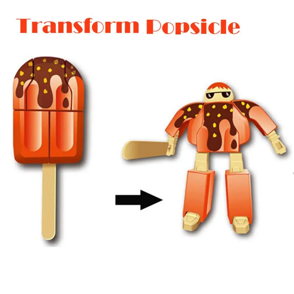 Милый мультфильм случайный ребенок деформации моделирование Popsicle Hot Boy деформации серии игрушки высокое качество подарок