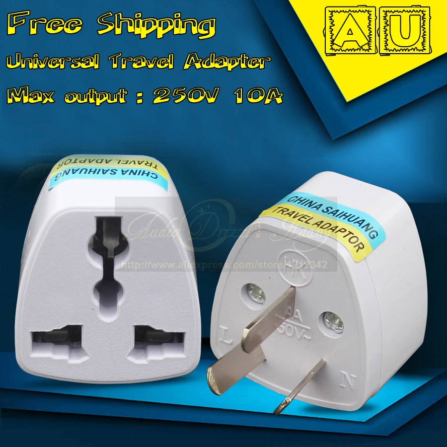 110V 250V 10A International Universal Travel Adapter Euro EU UK US to