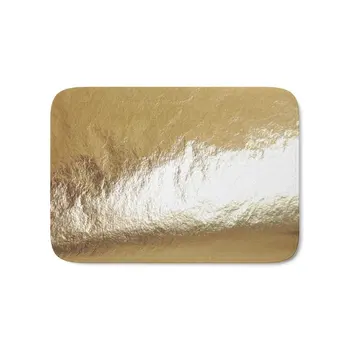 

Gold Foil Bath Mat Carpet Home Living Room Bedroom Kitchen Entrance Doormat Outdoor Rugs