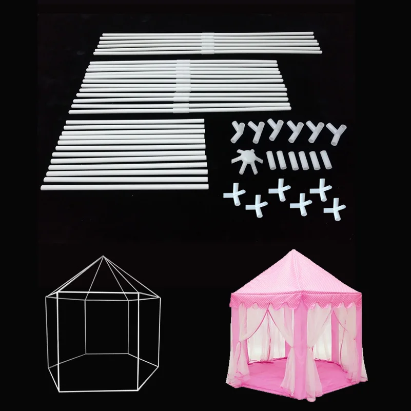 Diy Six Corners Tent Princess Castle Children Game House
