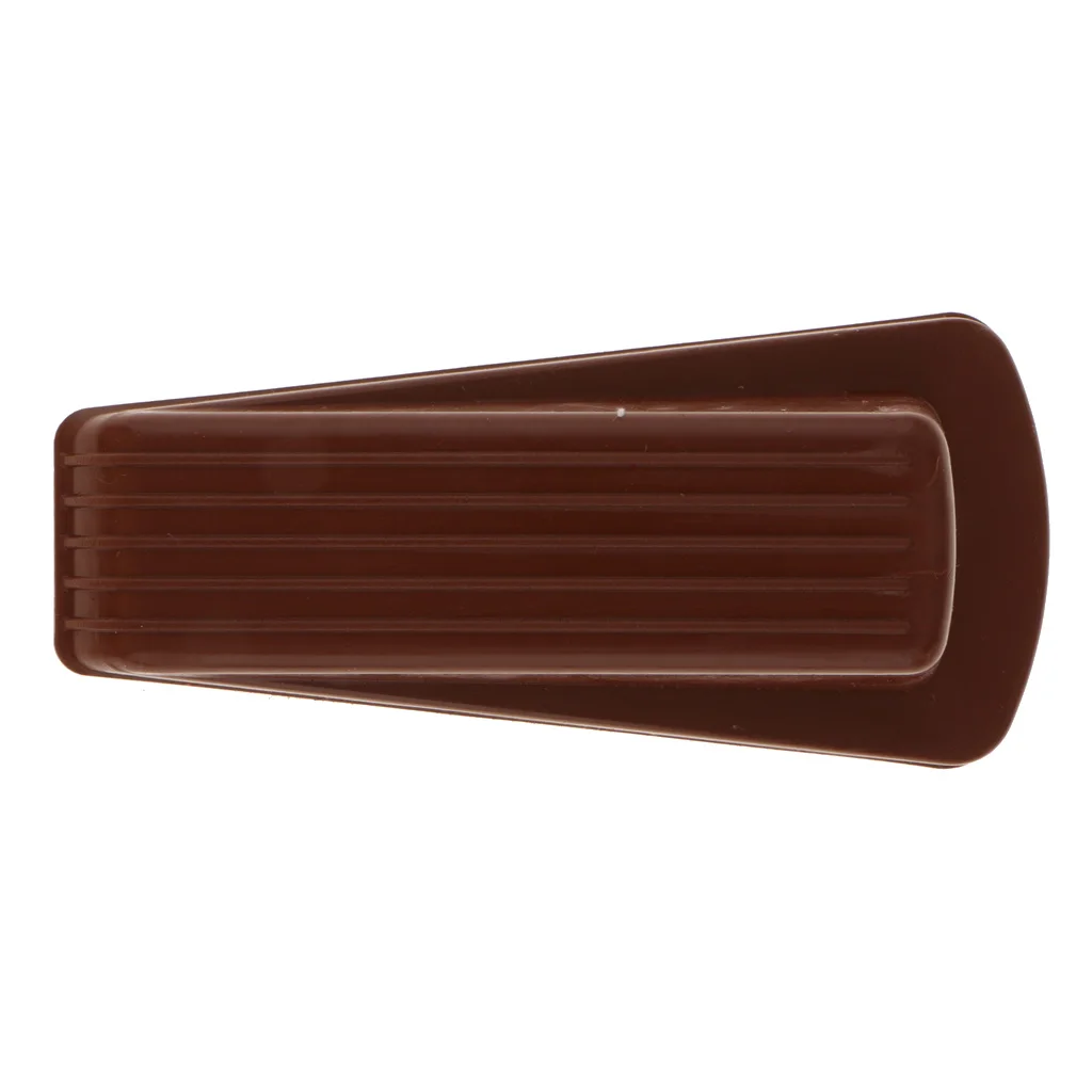 Rubberish Door Stop Doorstopper Interior Floor Doorstop Door Jammer Door Catcher Brown/Black/White