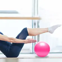 Мини-мяч для йоги и пилатеса взрывозащищенные ПВХ фитбол для стабильности тренировка, тренажерный зал не лопающийся и скользит соломы 25 см