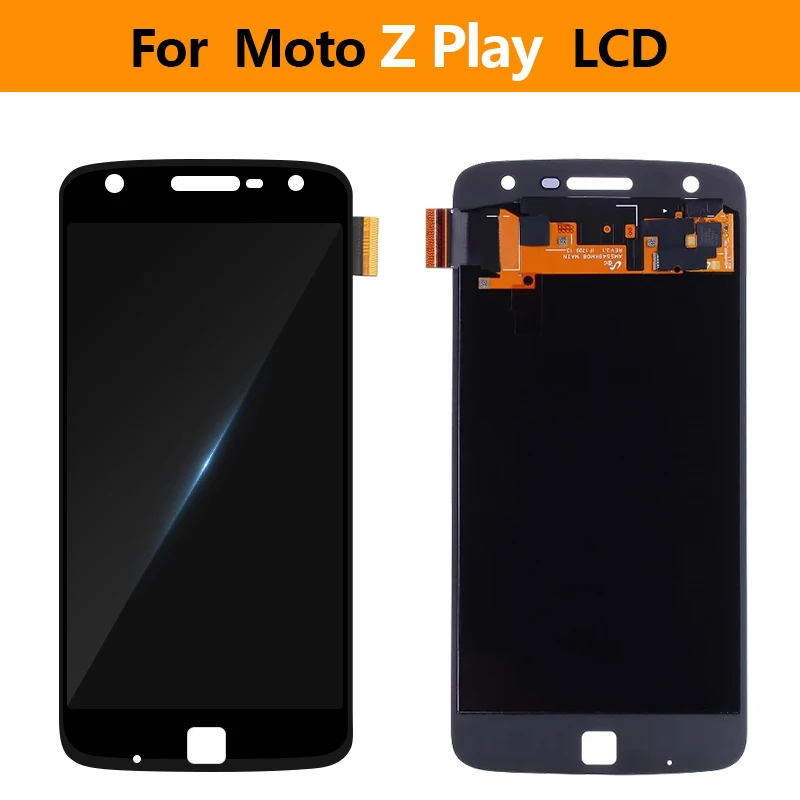 Super AMOLED для Motorola Moto Z Play XT1635 02 LCD сенсорный экран дигитайзер дисплей Замена MOTO