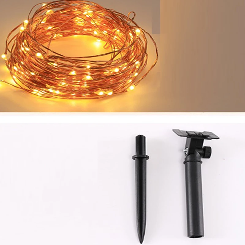 LED Outdoor Solar Lamps 12M 100 LEDs String Lights Fairy Holiday Christmas Party Garland Solar Garden Waterproof Lights (8)