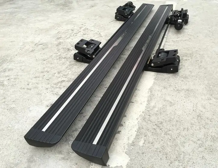 Compare Aluminium Automatische scaling Elektrische pedaal side step treeplank voor Caravelle 2015 +
